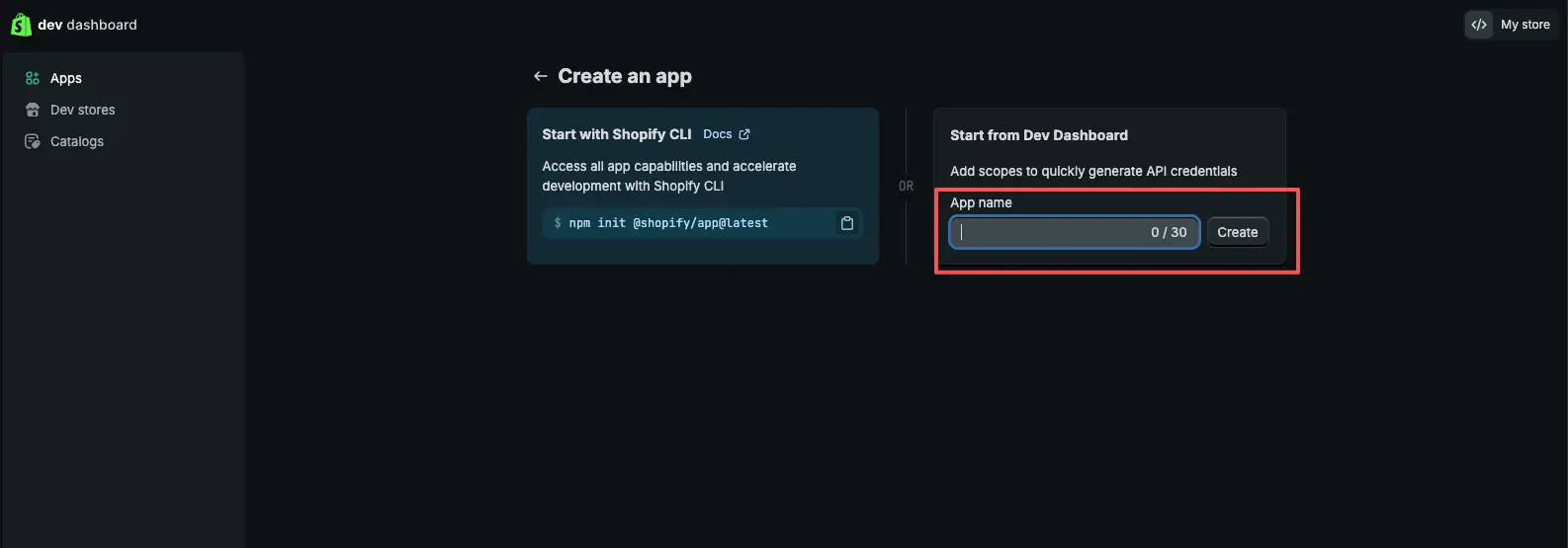 Create App